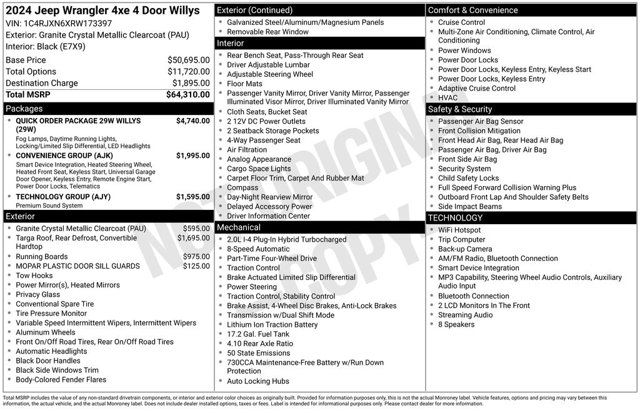 jeep wrangler 4xe 2024 1C4RJXN6XRW173397 image jeep wrangler 4xe 2024 1C4RJXN6XRW173397 image